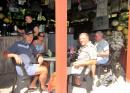 Daryl, Margaret & 2 Tonys at Washaway Cafe.